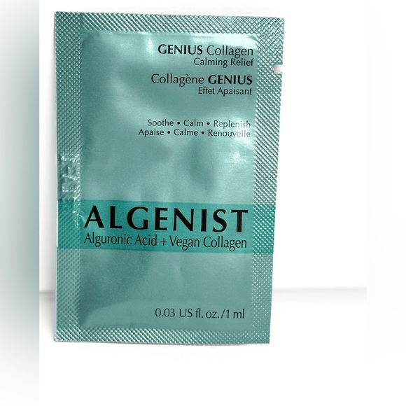 7 pc 🆕 ALGENIST Genius Skincare Sample Set w/ Toner, Anti-Aging Cream, Eye Balm - Picture 6 of 8